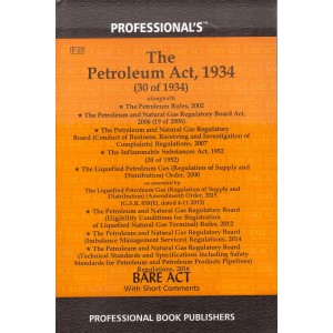 Professional's Petroleum Act, 1934 Bare Act